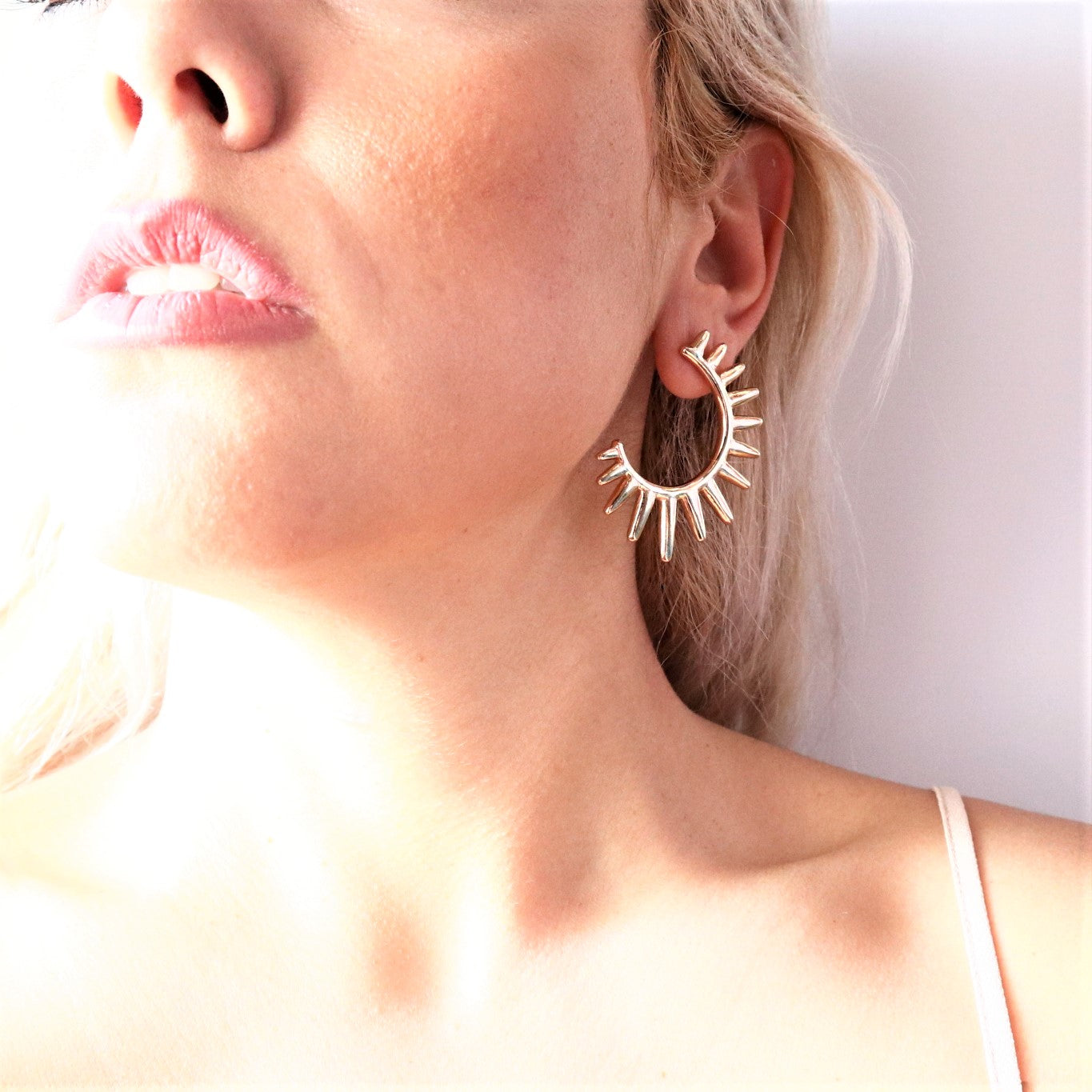 SPIKED SUN EARRINGS