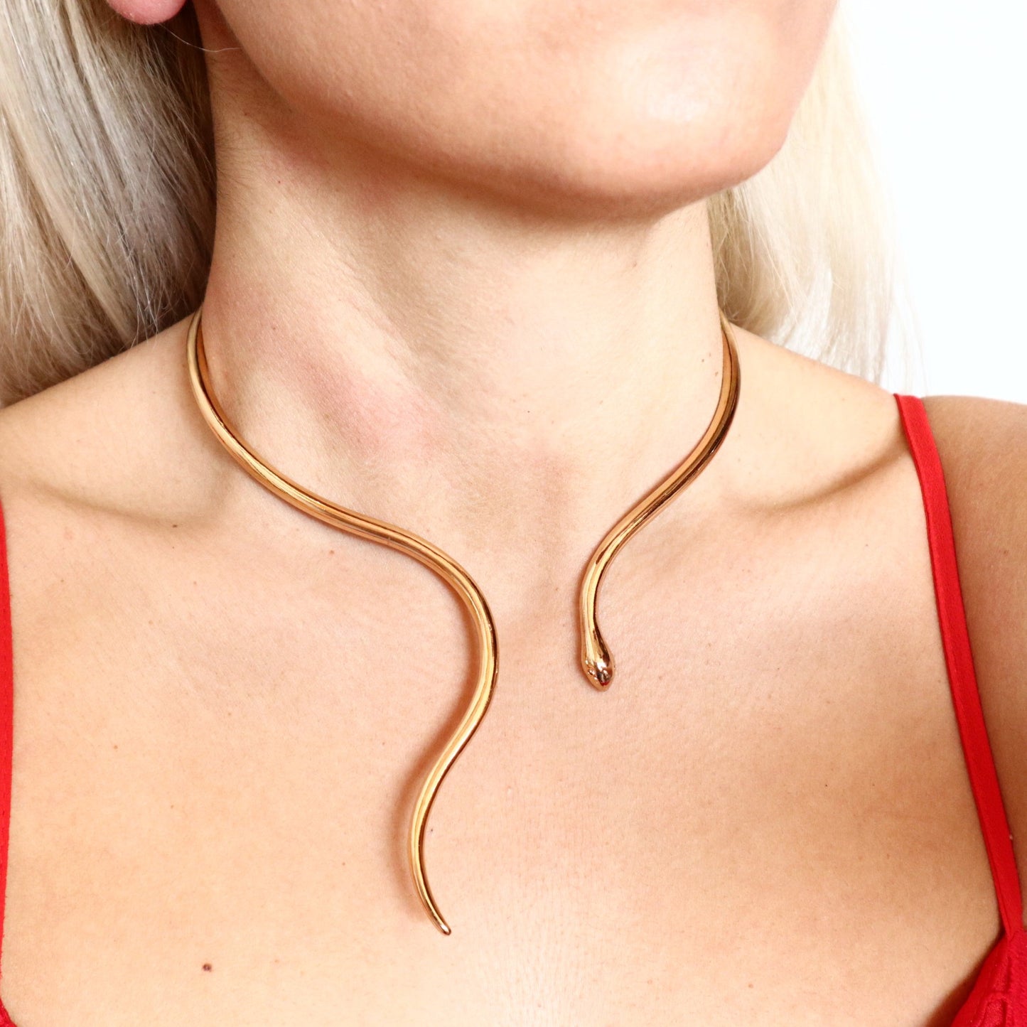 FALLING SNAKE NECKLACE