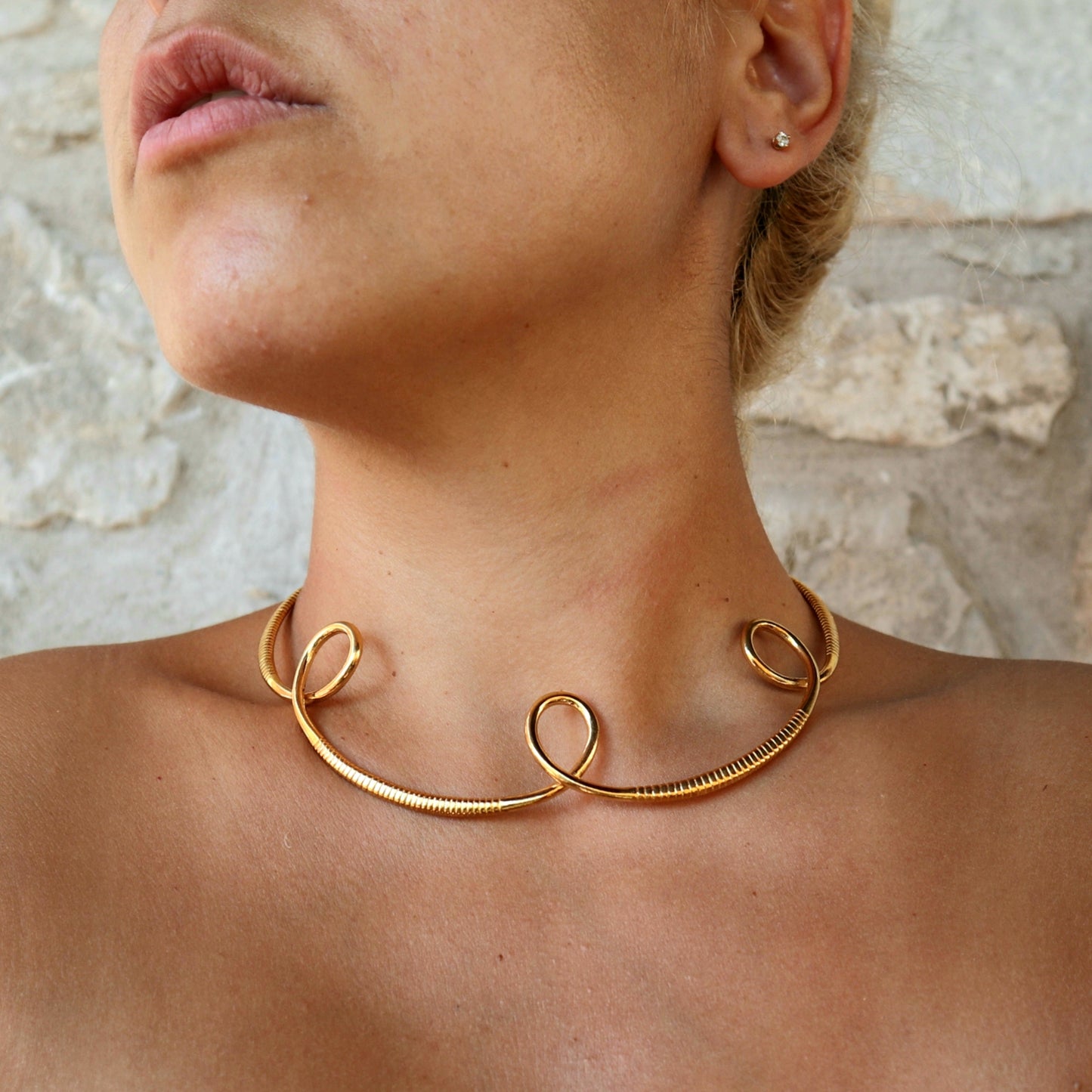 TRIPLE TWIST NECKLACE