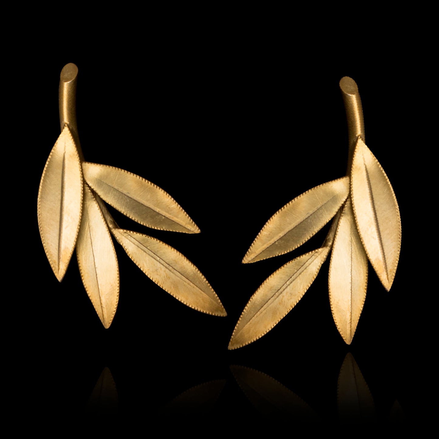 OLIVE LEAF EARRINGS