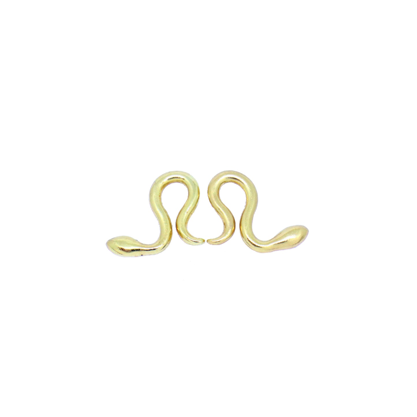 MINI CURVY SNAKE EARRINGS