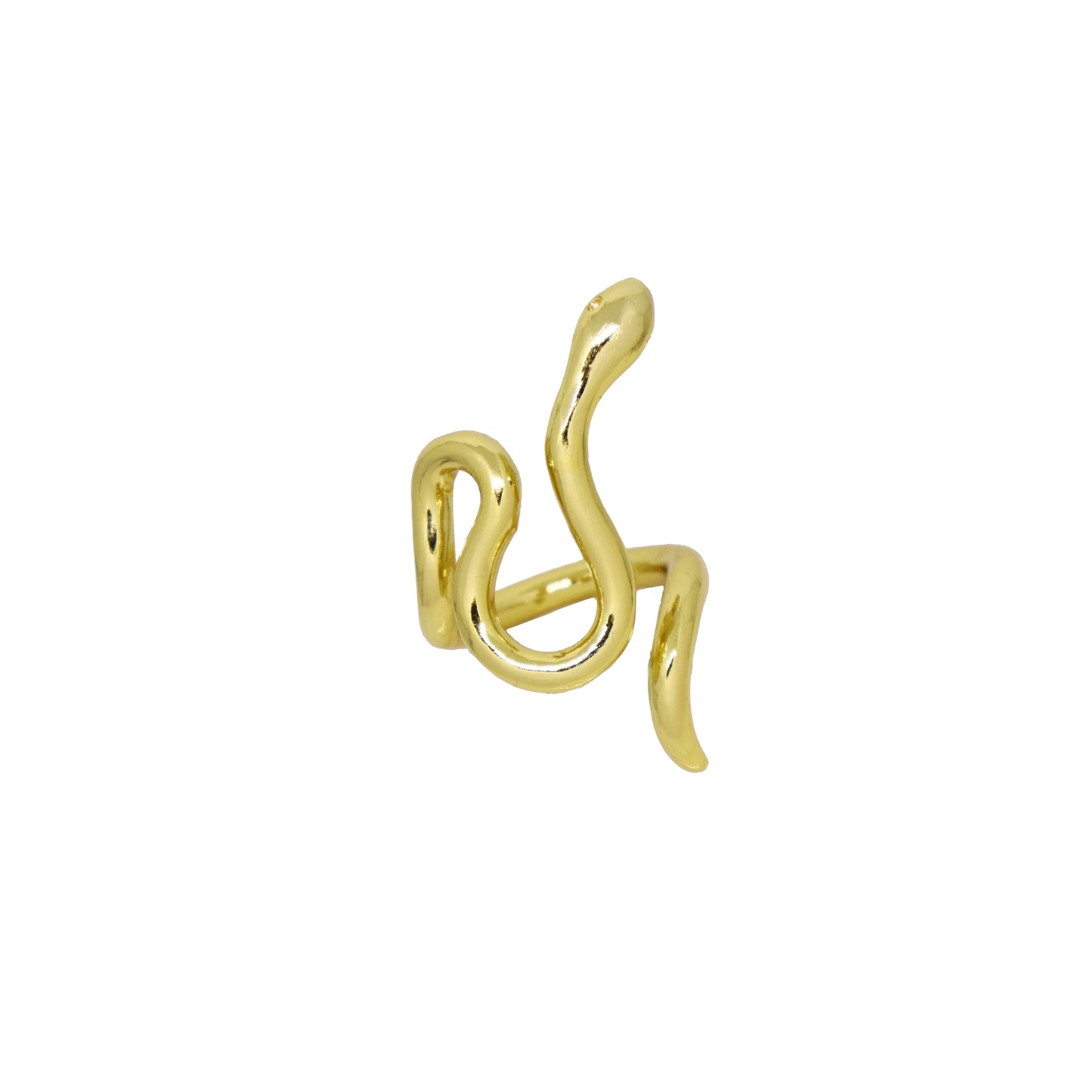 SINGLE WAVY SNAKE RING