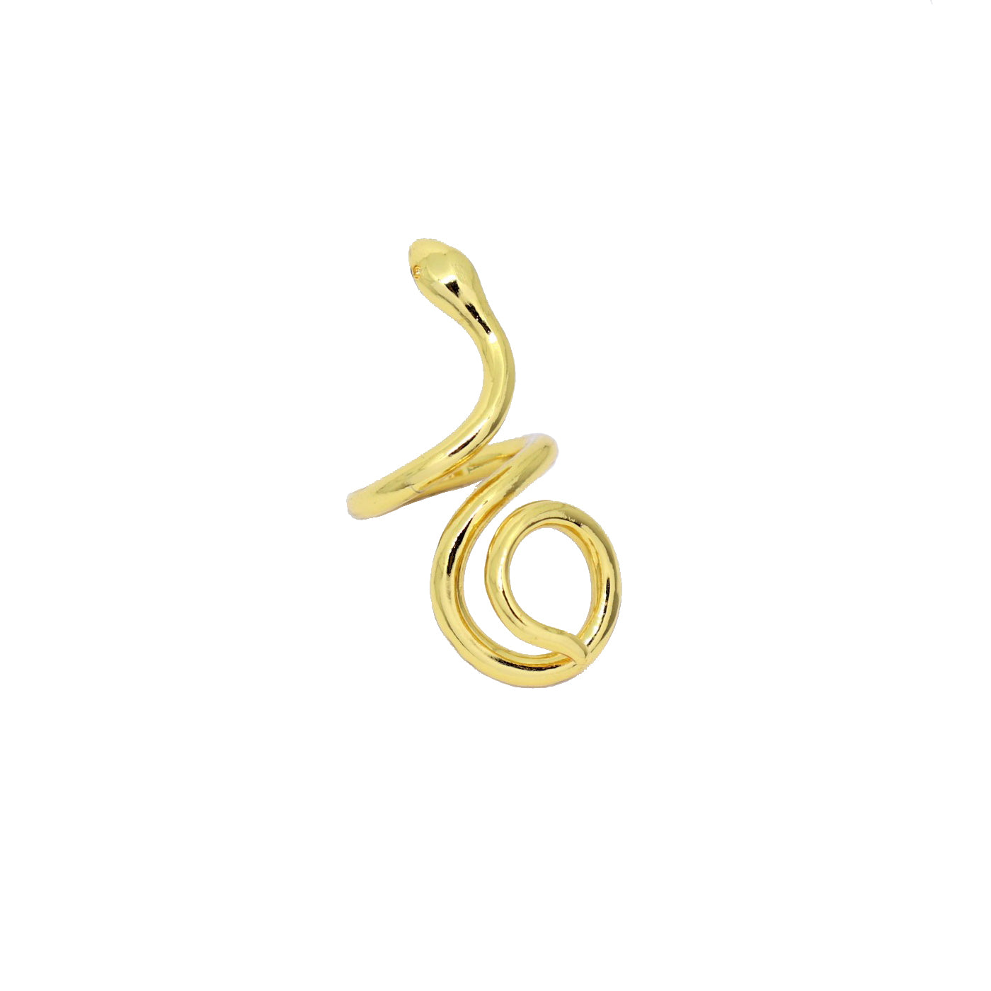 SWIRL TAIL SNAKE RING