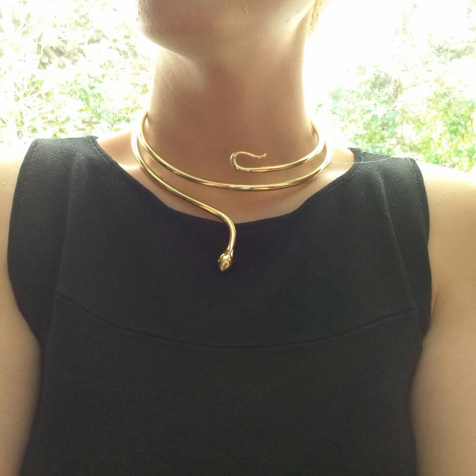 ENTWINED SNAKE NECKLACE