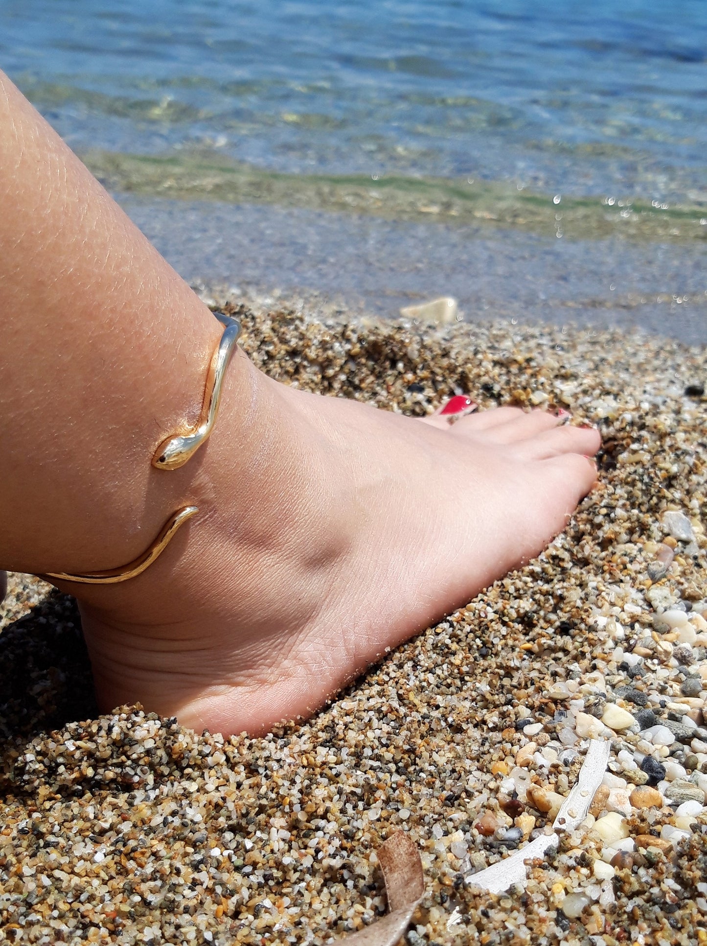 SINGLE DAINTY SNAKE ANKLET