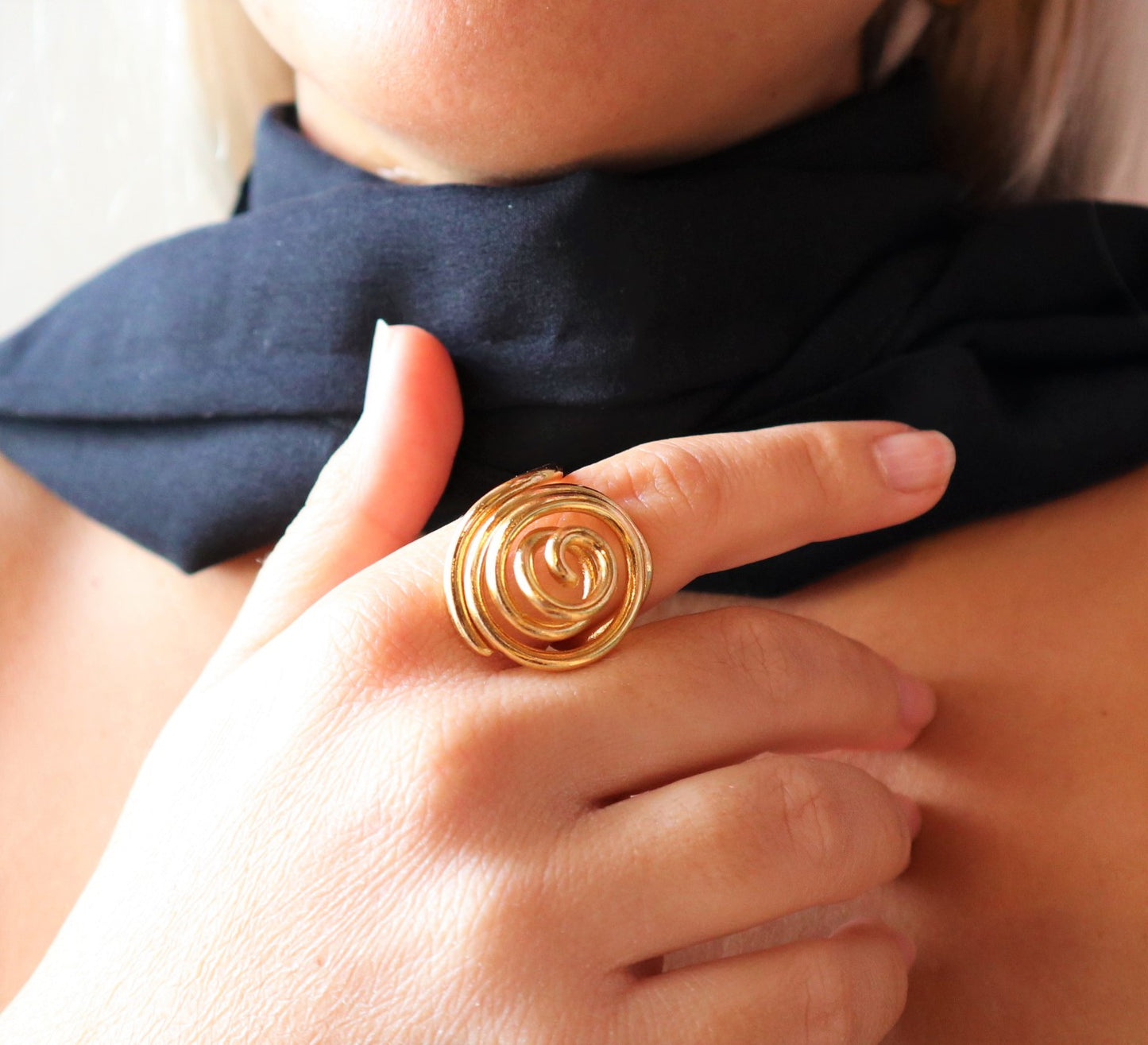 Swirl Thread Ring