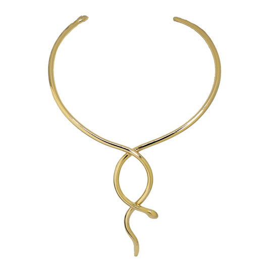 BRAIDED SNAKE NECKLACE