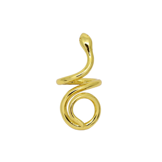 SWIRL TAIL SNAKE RING